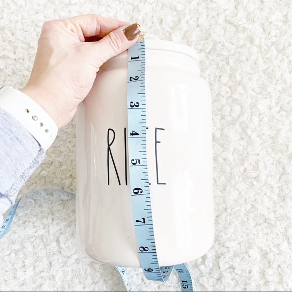 Rae Dunn RICE Canister NWT - Picture 3 of 5